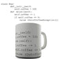 Class Coffee Code Novelty Mug