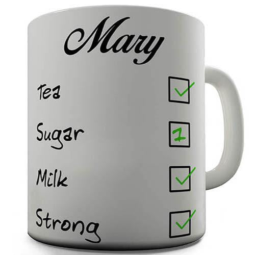 Tea Order Personalised Mug
