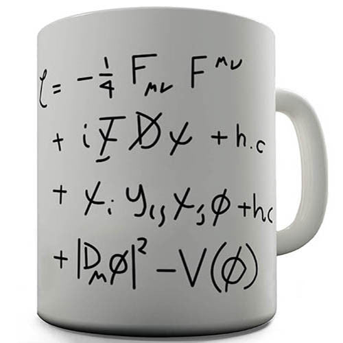 Standard Model Math Equation Novelty Mug