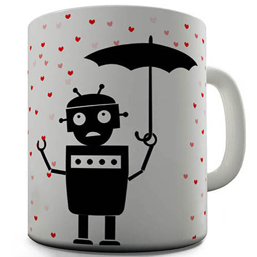 Robot Love Romantic Novelty Mug