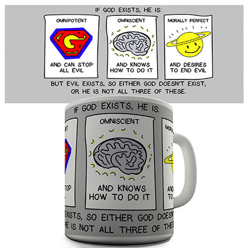 If God Exists Novelty Mug