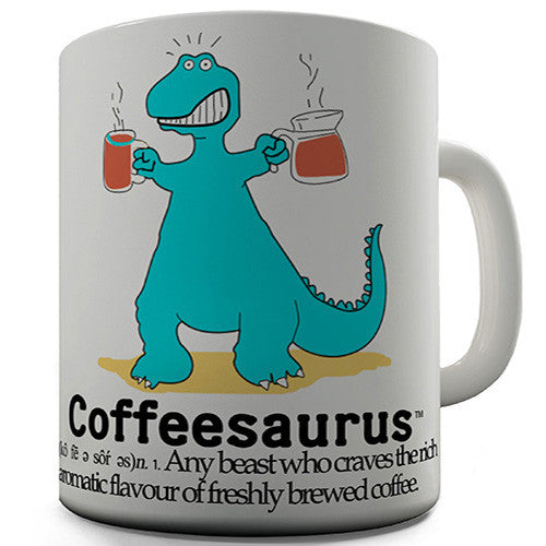 Coffeesaurus Dinosaur Novelty Mug