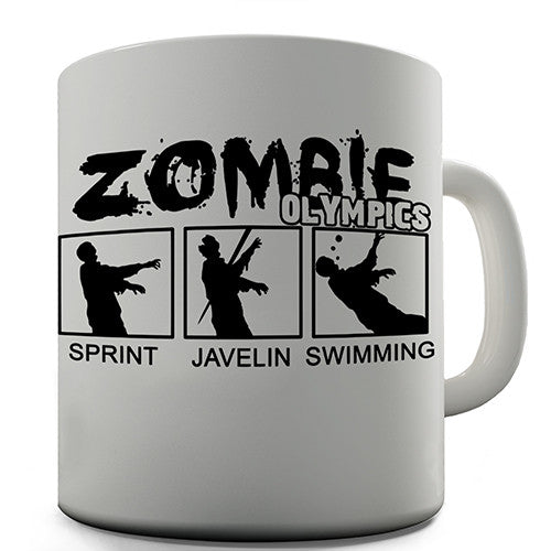 Zombie Olympics Novelty Mug