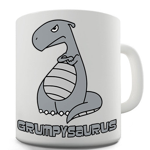 Grumpy Grumposaur Dinosaur Novelty Mug
