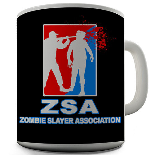 ZSA Zombie Slayer Association Novelty Mug