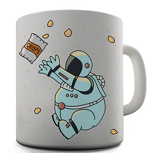 Fat Hungry Astronaut Funny Mug
