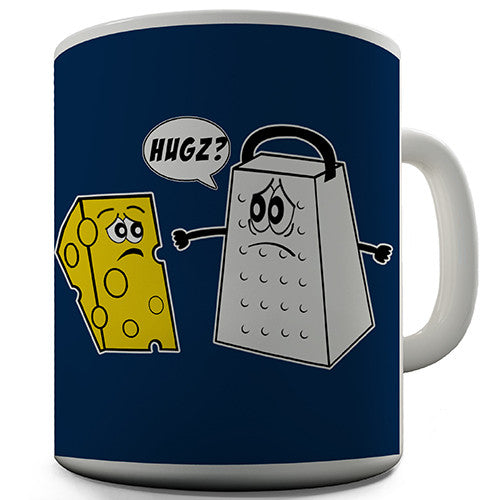 Hugz Cheese And Grater Funny Mug