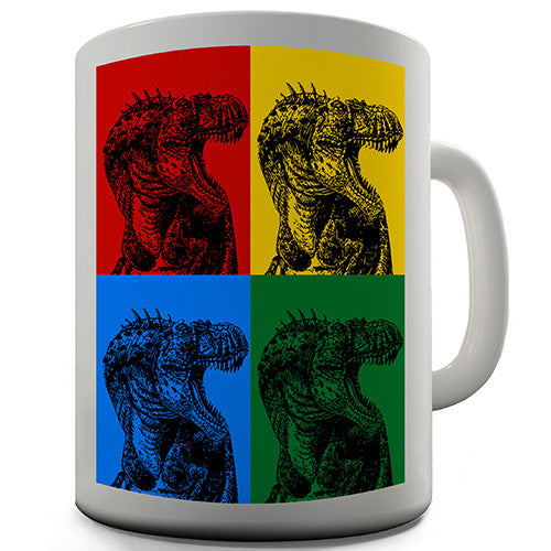 Dinosaur Pop Art Novelty Mug