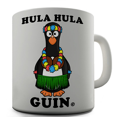 Hulahula Guin Penguin Novelty Mug