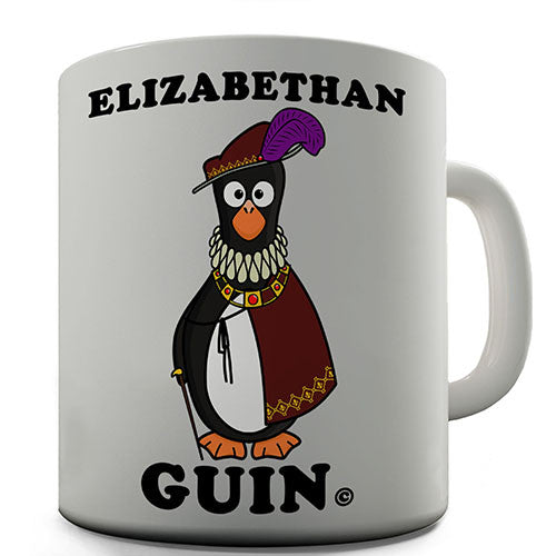 Elizabethan Guin Penguin Novelty Mug