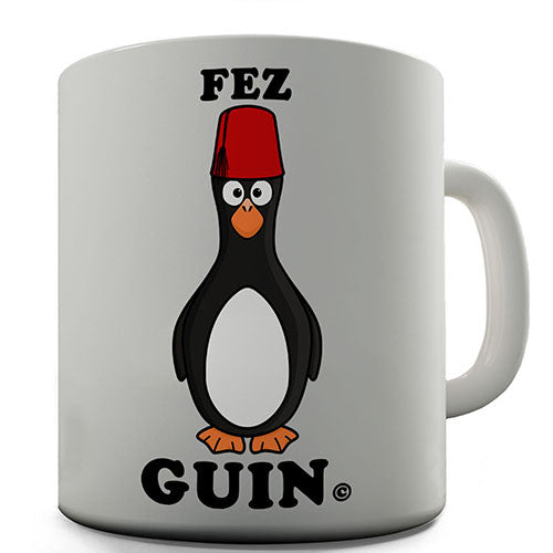 Fez Guin Penguin Novelty Mug