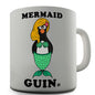 Mermaid Guin Penguin Novelty Mug