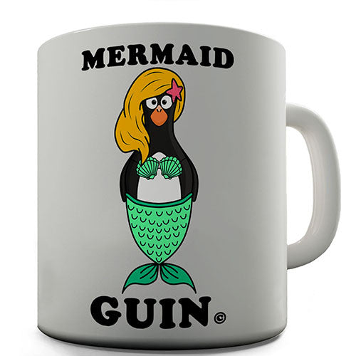 Mermaid Guin Penguin Novelty Mug