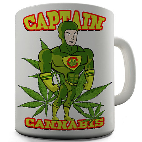 Captain Cannabis Funny Mug