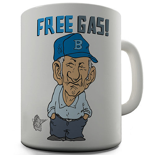 Free Gas Funny Mug
