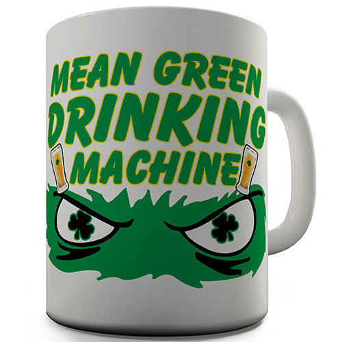 Mean Green Drinking Machine Novelty Mug