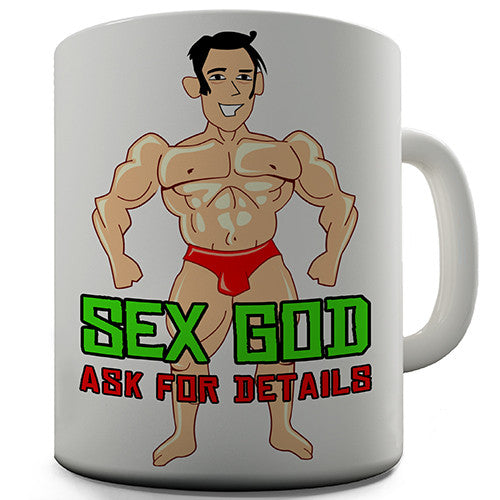 Sex God Funny Mug
