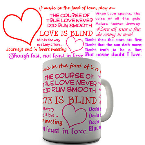 Shakespeare Quotes Novelty Mug