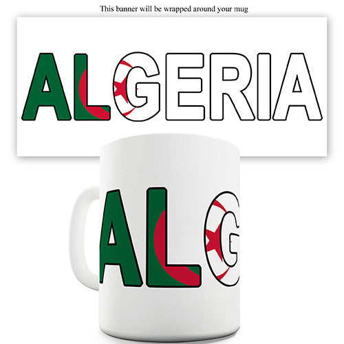 Algeria World Cup Flag Novelty Mug