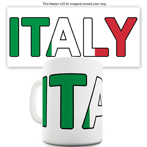 Italy World Cup Flag Novelty Mug
