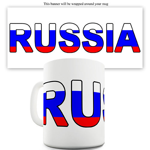 Russia World Cup Flag Novelty Mug