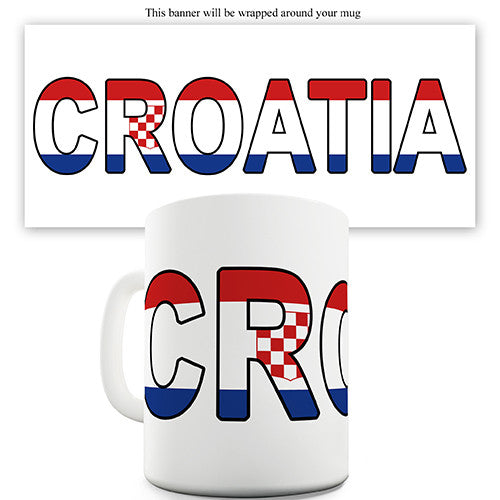 Croatia World Cup Flag Novelty Mug
