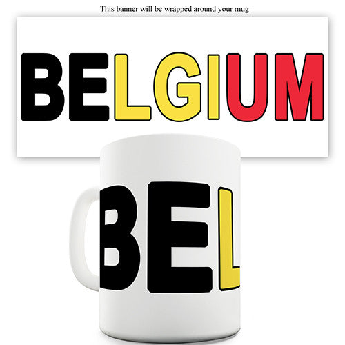 Belgium World Cup Flag Novelty Mug