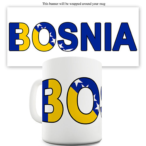 Bosnia World Cup Flag Novelty Mug