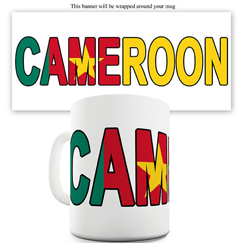 Cameroon World Cup Flag Novelty Mug