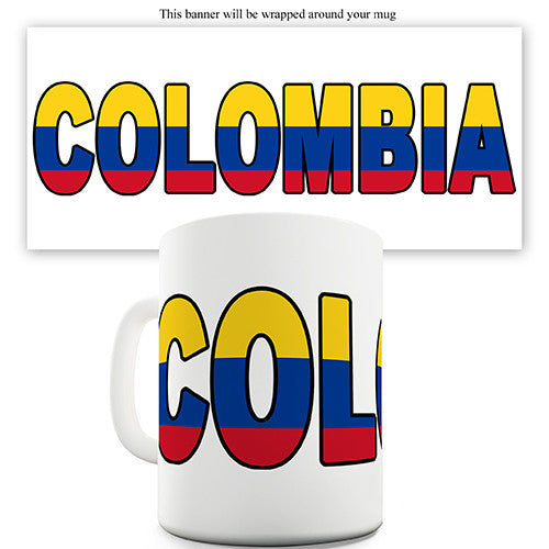 Columbia World Cup Flag Novelty Mug