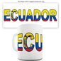 Ecuador World Cup Flag Novelty Mug