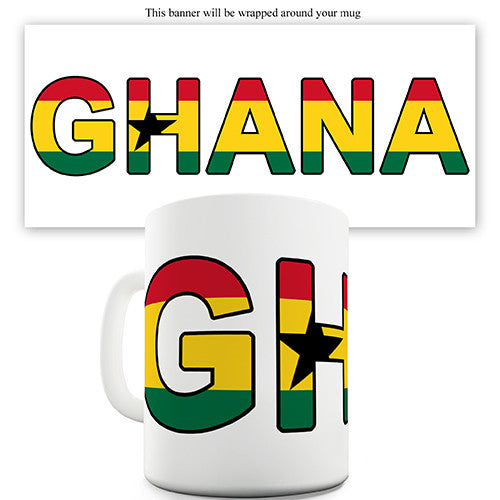 Ghana World Cup Flag Novelty Mug