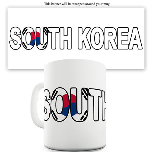 South Korea World Cup Flag Novelty Mug