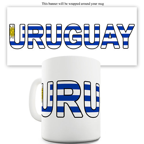 Uruguay World Cup Flag Novelty Mug