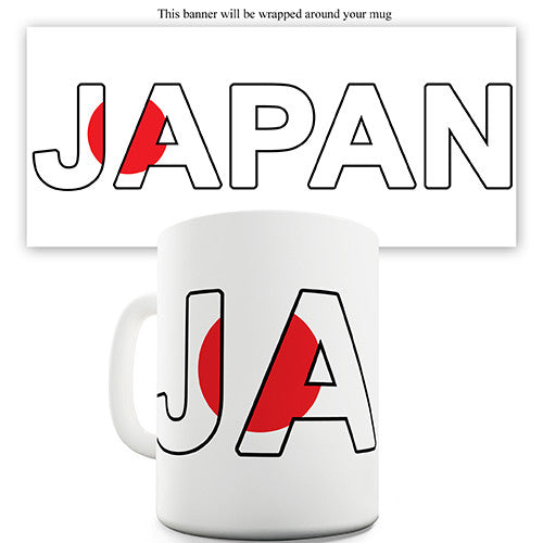 Japan World Cup Flag Novelty Mug