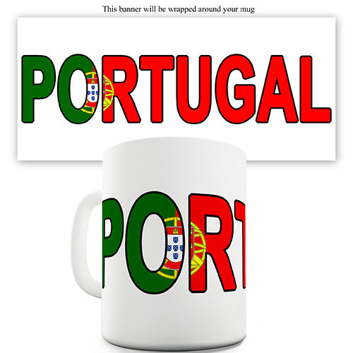 Portugal World Cup Flag Novelty Mug