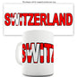 Switzerland World Cup Flag Novelty Mug