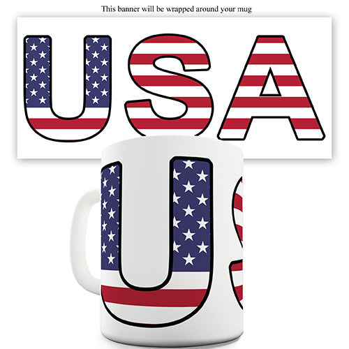 USA World Cup Flag Novelty Mug