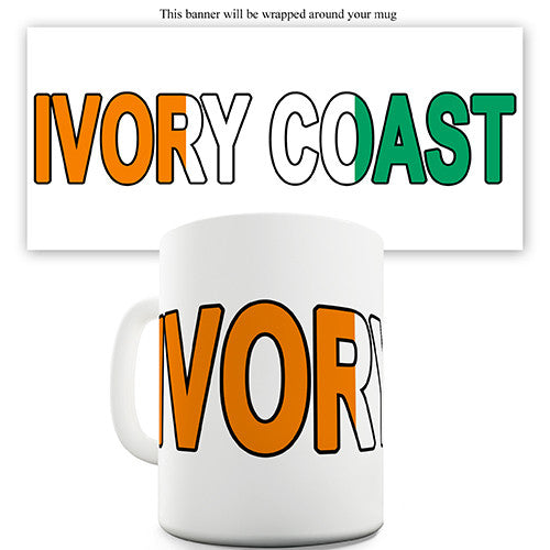 Ivory Coast World Cup Flag Novelty Mug