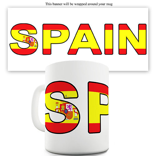 Spain World Cup Flag Novelty Mug