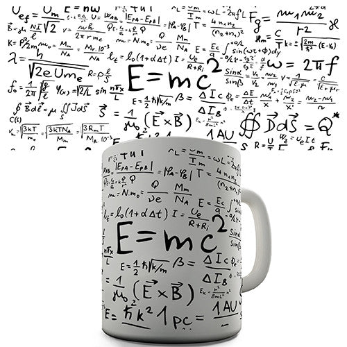 Math Formulas Novelty Mug
