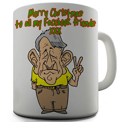 Merry Christmas Facebook Funny Mug