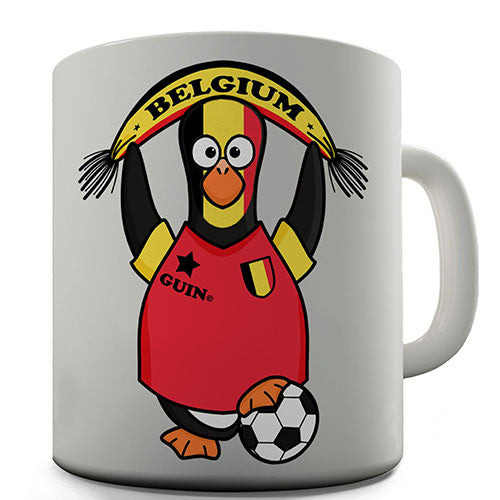 Belgium Soccer Guin World Cup Novelty Mug