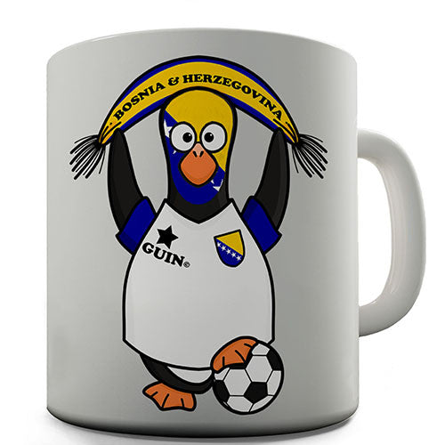 Bosnia And Herzegovina Soccer Guin World Cup Novelty Mug