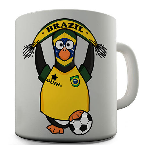 Brazil Soccer Guin World Cup Novelty Mug