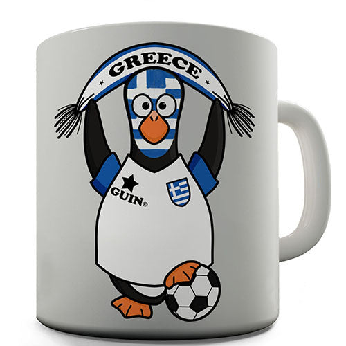 Greece Soccer Guin World Cup Novelty Mug