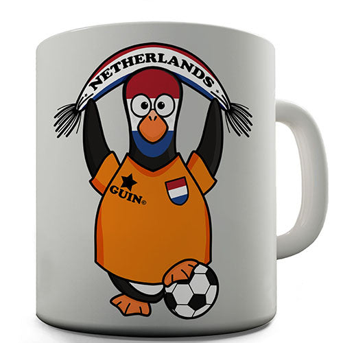 Netherlands Soccer Guin World Cup Novelty Mug