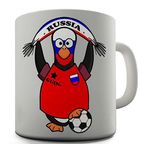 Russia Soccer Guin World Cup Novelty Mug