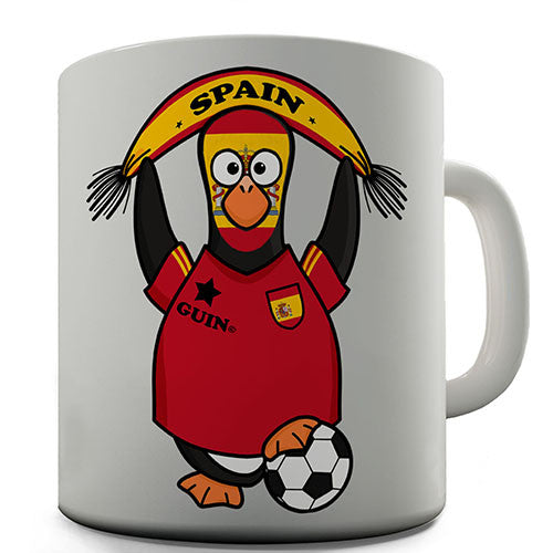 Spain Soccer Guin World Cup Novelty Mug