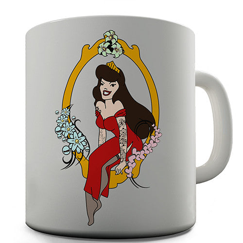 Princess Tattoo Pin Up Novelty Mug